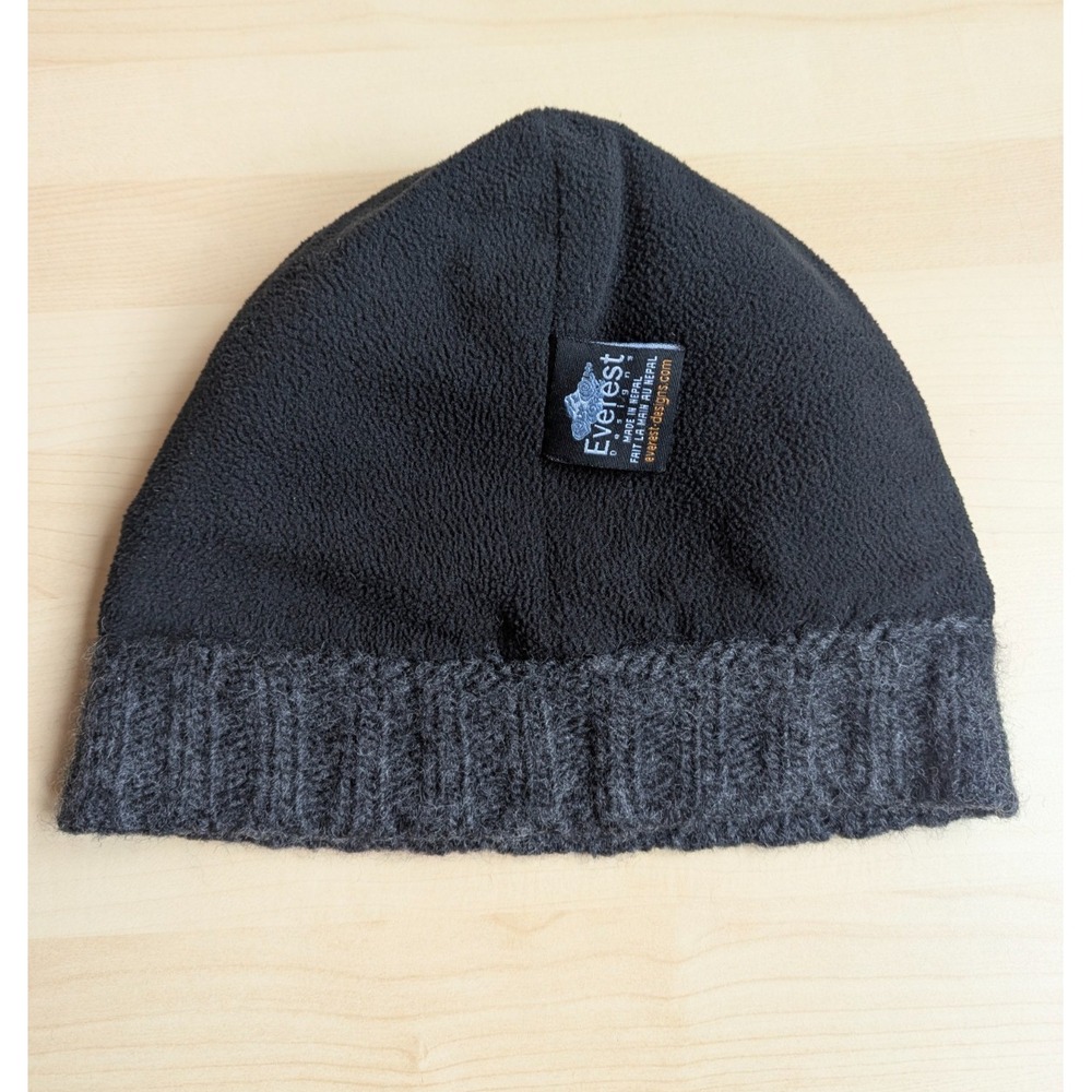 Everest Designs Dapper Don Made in Nepal Fleece Lined Wool Hat Grey Brown - Picture 9 of 12